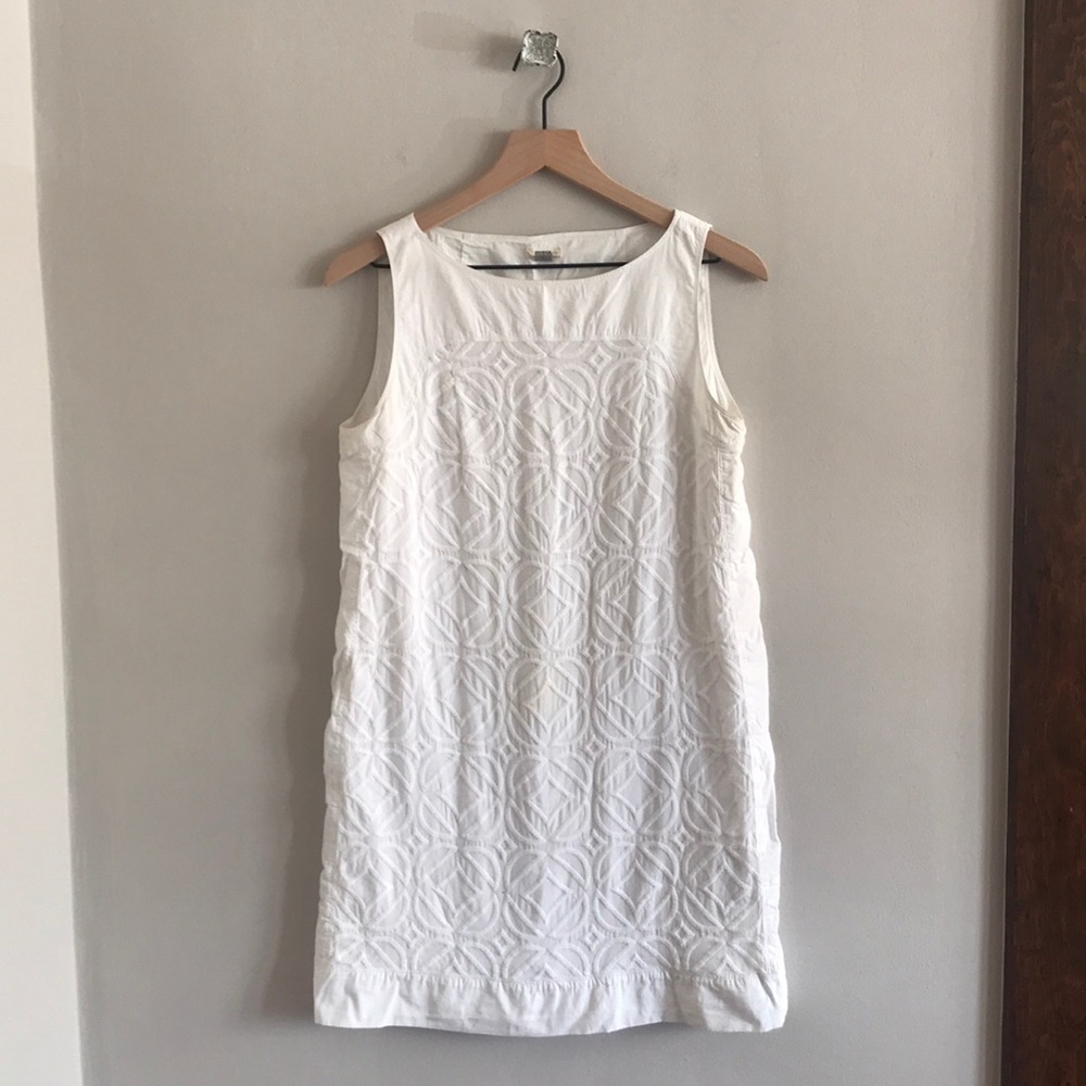White Fossil sleeveless dress